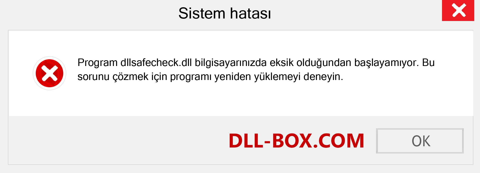 dllsafecheck.dll dosyası eksik mi? Windows 7, 8, 10 için İndirin - Windows'ta dllsafecheck dll Eksik Hatasını Düzeltin, fotoğraflar, resimler